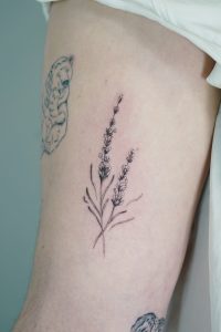tatuaje floral Sinkply