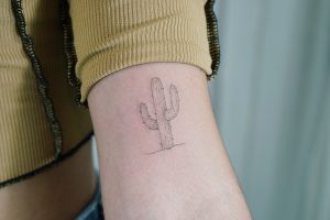 tatuaje de un cactus