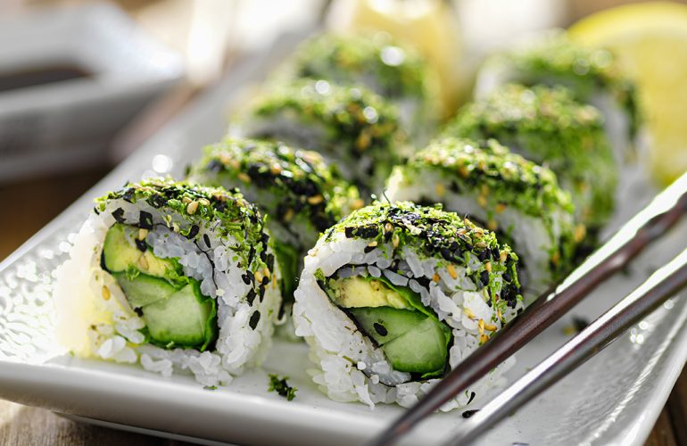 receta sushi vegano